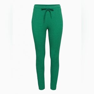 Aritzia TNA Waffle Jogger Green XS